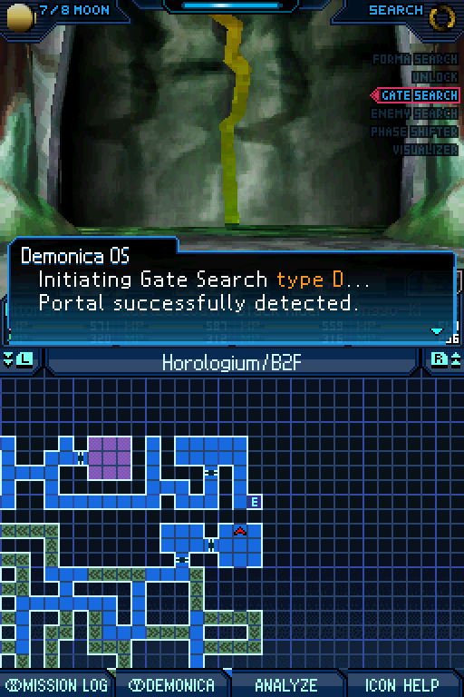 smt strange journey horologium map